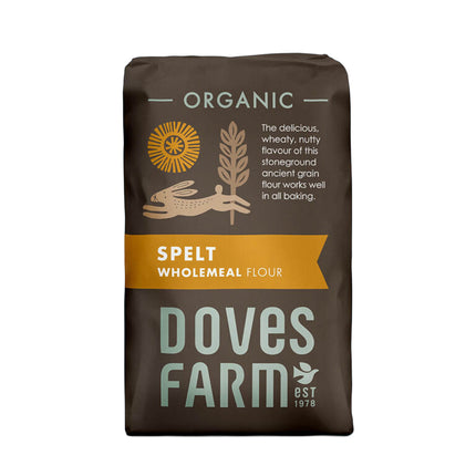 Doves Farm Organic Wholemeal Spelt Flour (Stoneground) 1kg