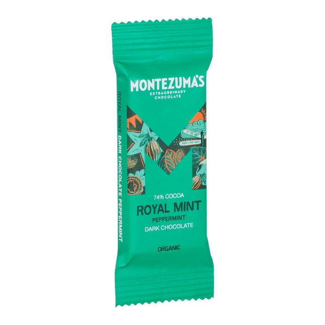Montezumas Royal Mint Dark With Peppermint Bars 25g