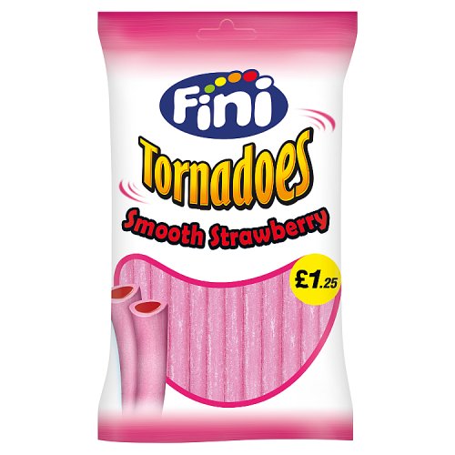 Fini Smooth Strawberry Tubes 12X140G £1.25 Pmp