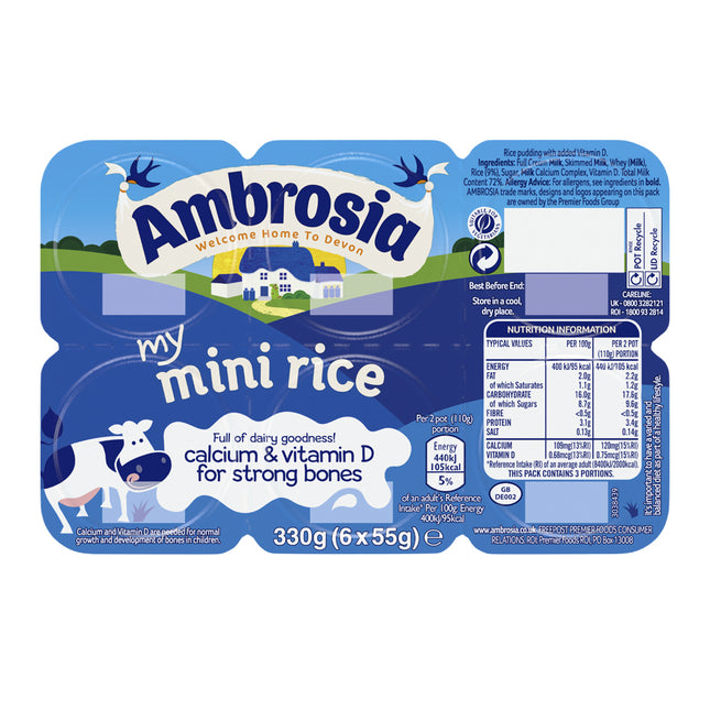 Ambrosia Rice Minis 330g