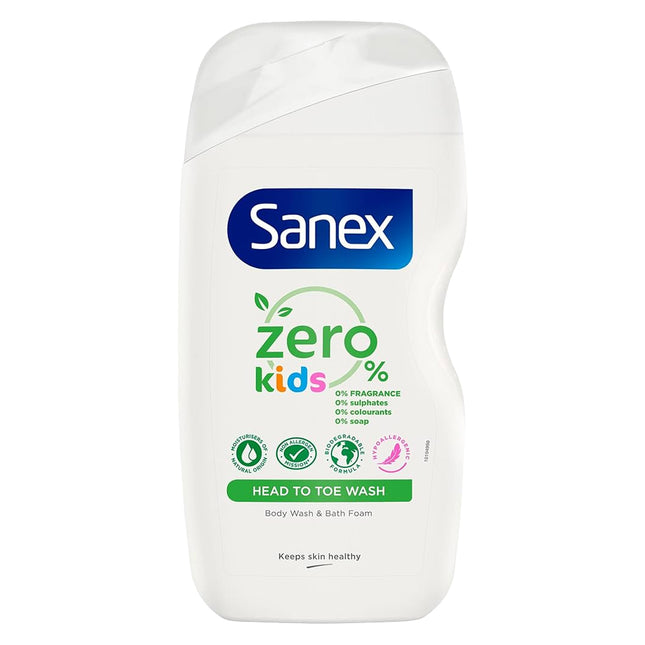 Sanex Bath Foam Zero% Kids 450ml
