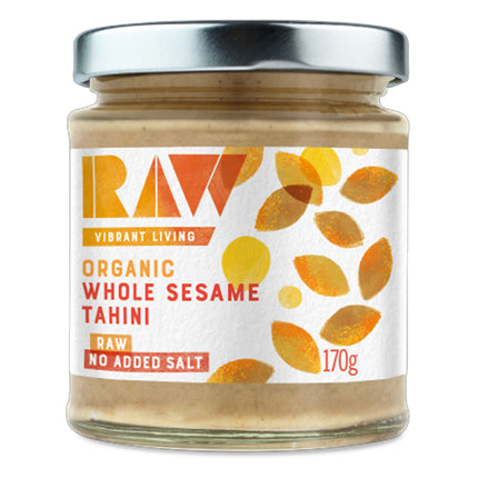 Raw Whole Tahini Organic No Palm Oil 170g
