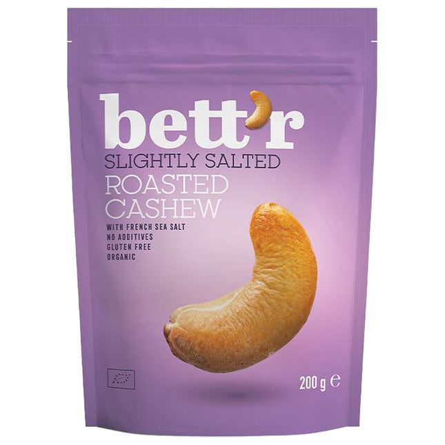 Bett'r Roasted Salted Cashews 200G