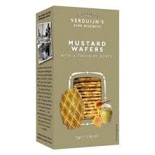 Verdijn's Fine Biscuits Mustard Wafers With Honey 75G