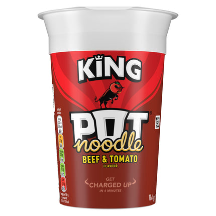 Pot Noodle King Beef & Tomato 114g