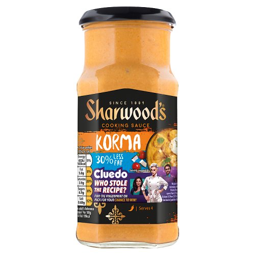 Sharwood's Korma 30% Less Fat Cooking S 420g