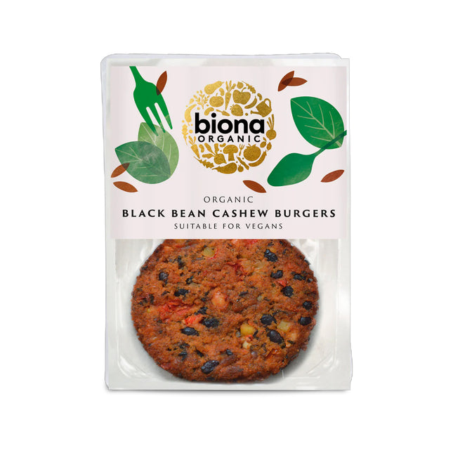 Biona Organic Black Bean Cashew Nut Burger 160g