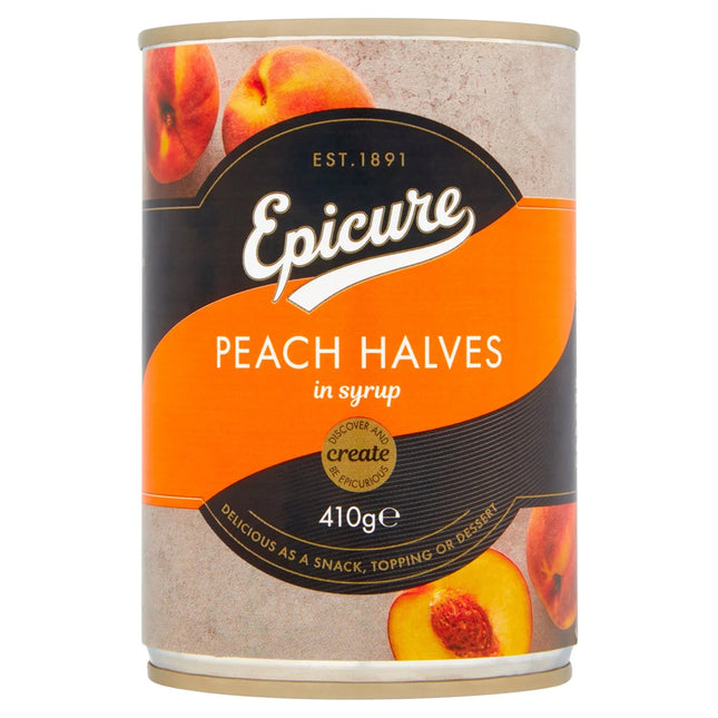Epicure Peach Halves in Syrup 410G