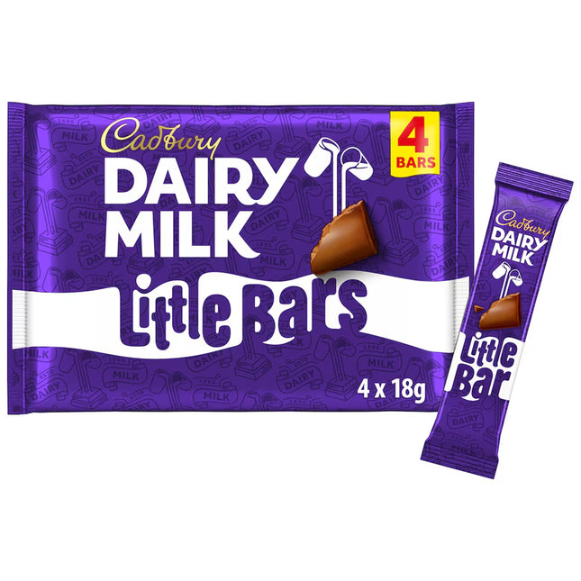 Cadbury Dairy Milk Little Bar 72g 4 Pack