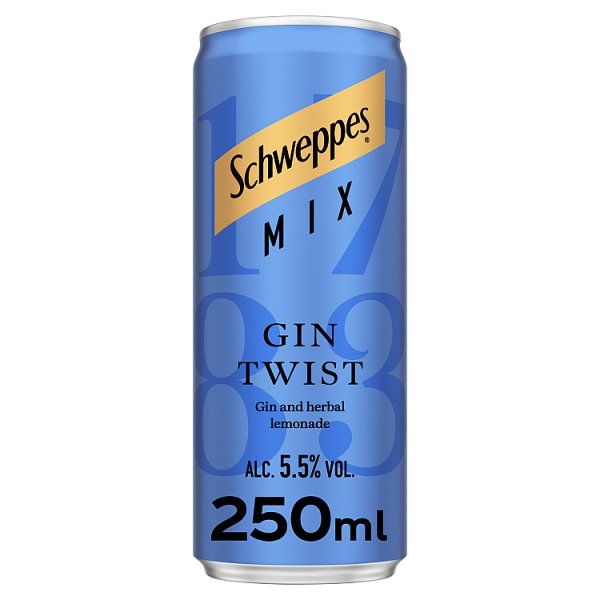 Schweppes Gin Twist Lemonade 250ml