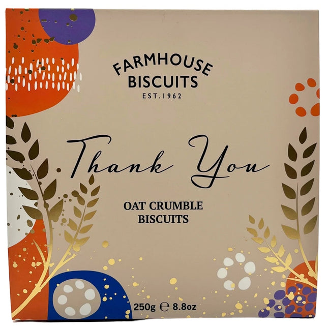 Farmhouse Biscuits Thank You Oat Crumbles Rigid Box with Sleeve 250g