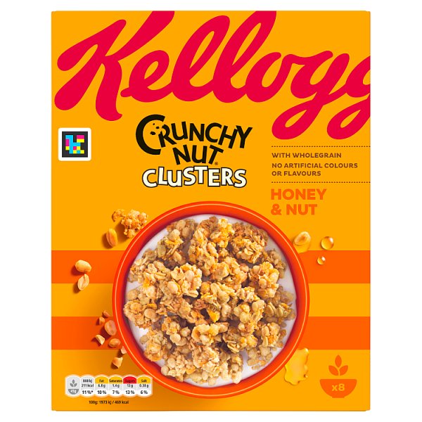 Kelloggs Crunchy Nut Clusters Honey 400G