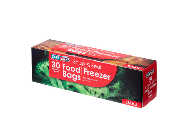 Swrp 180 x 230mm Small Food/Freezer Bag Snap Seal 30s