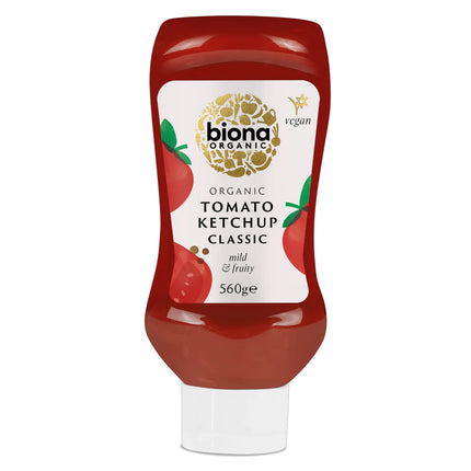 Biona Organic Tomato Ketchup Classic Squeezy 560g