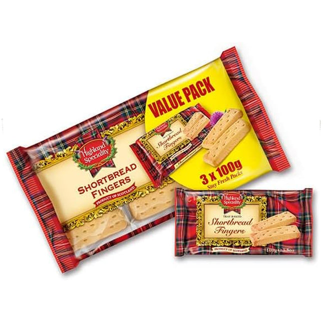 Highland Campbell's Shortbread Fingers Multipack 3x100g