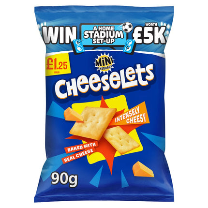 Jacob's Cheeselets Baked Snacks Sharing Bag PMP £1.25 90g