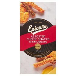 Epicure Assorted Cheese Snacks 150G