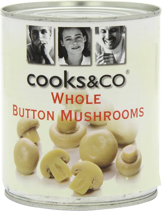 Cooks&Co Whole Button Mushrooms 800g