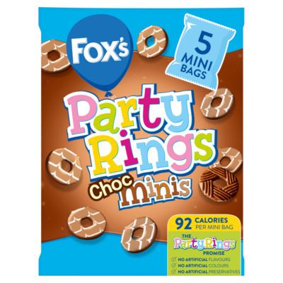 Fox's Party Rings Chocolate Minis 105g
