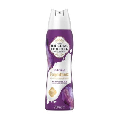 Imperial Leather Foamburst 200ml Relaxing Plum Blossom Cashmere Musk