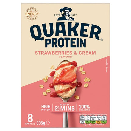 Quaker Oat So Simple Protein Strawberries & Cream 8Pk 8X42G
