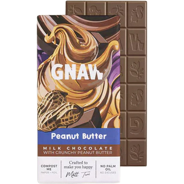 Gnaw Peanut Butter Bars 80g