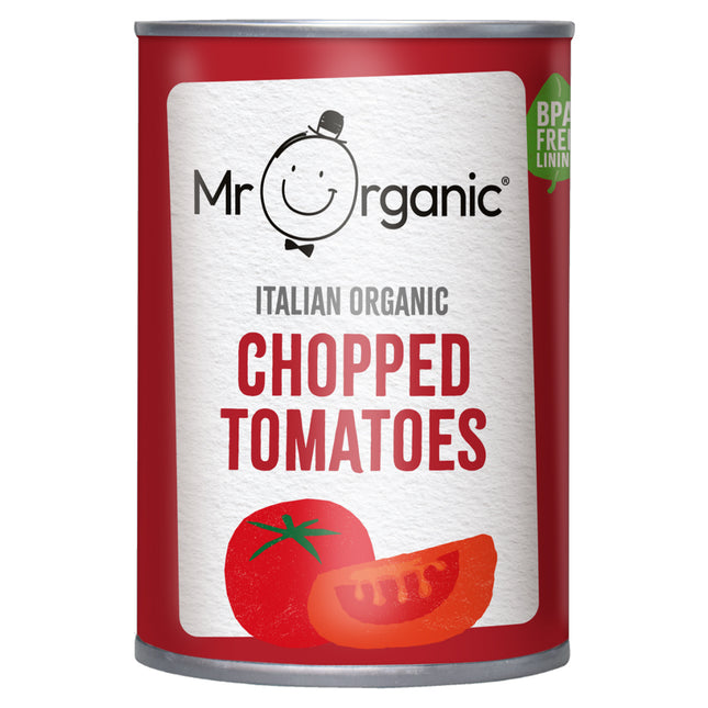 Mr Organic Chopped Tomato 400g