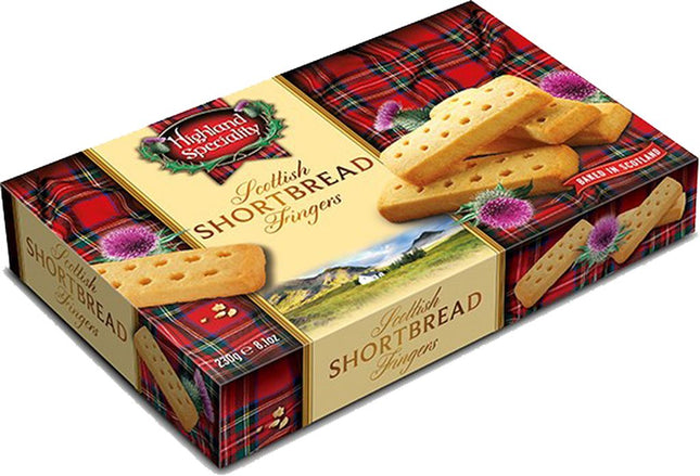 Highland Shortbread Fingers Boxed 230G X 30