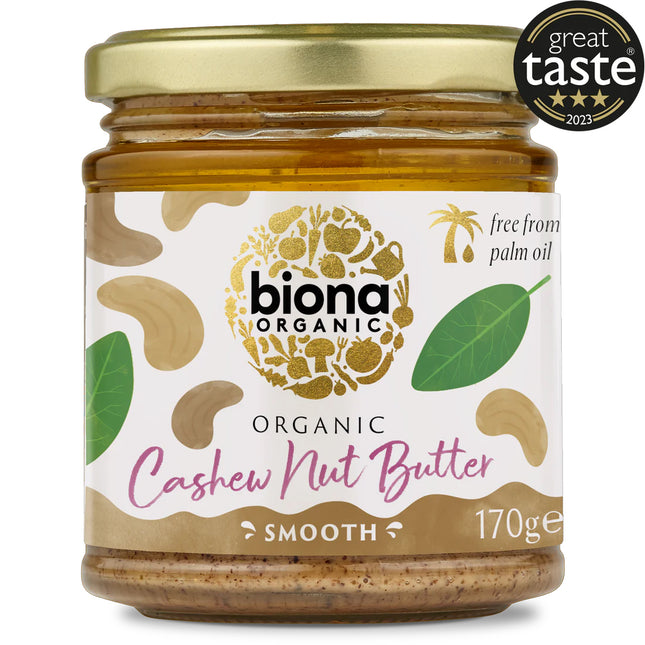 Biona Organic Cashewnut Butter Smooth 170g