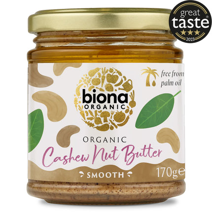 Biona Organic Cashewnut Butter Smooth 170g