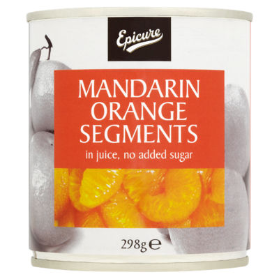 Epicure Mandarin Orange Segments in Juice 298G