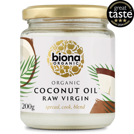 Biona Organic Virgin Coconut Oil Raw 200g