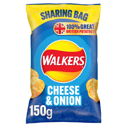 Walkers Cheese & Onion 150g