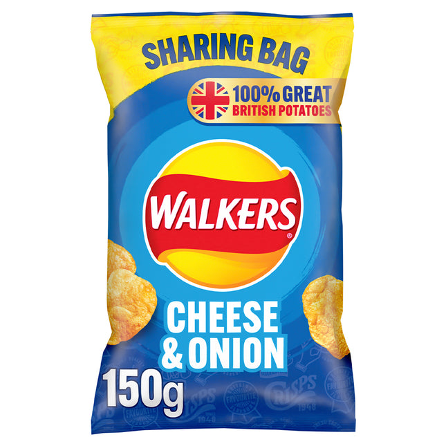 Walkers Cheese & Onion 150g