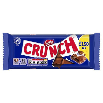 Crunch Milk Chocolate Bar PMP £1.50 100g