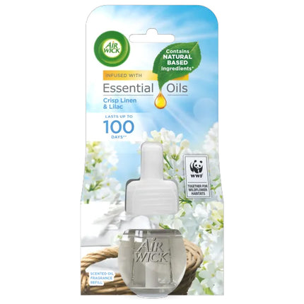 Airwick Electrical Plug In Refill Linen & Lilac 19ml