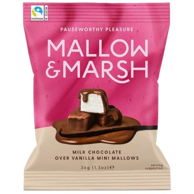 Mallow & Marsh Milk Chocolate Vanilla Mallows Minis 36g