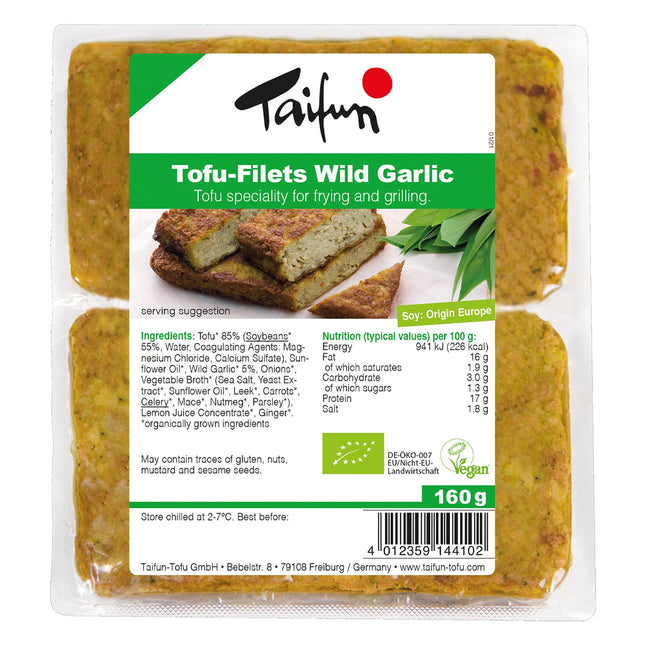 Taifun Tofu Filets Wild Garlic Organic 160g
