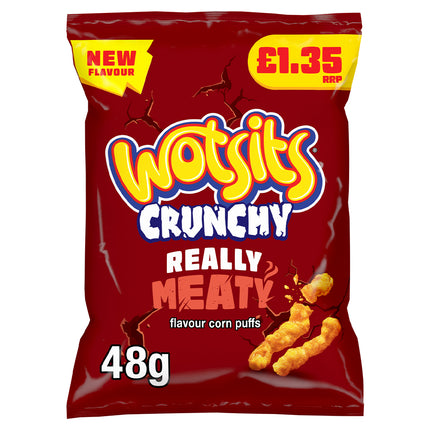 Wotsits Crunchy Really Meaty 48g PMP £1.35