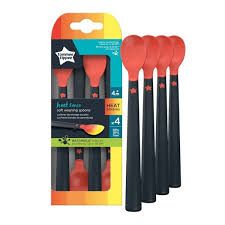 Tommee Tippee Heat Sense Weaning Spoon 4 Pack