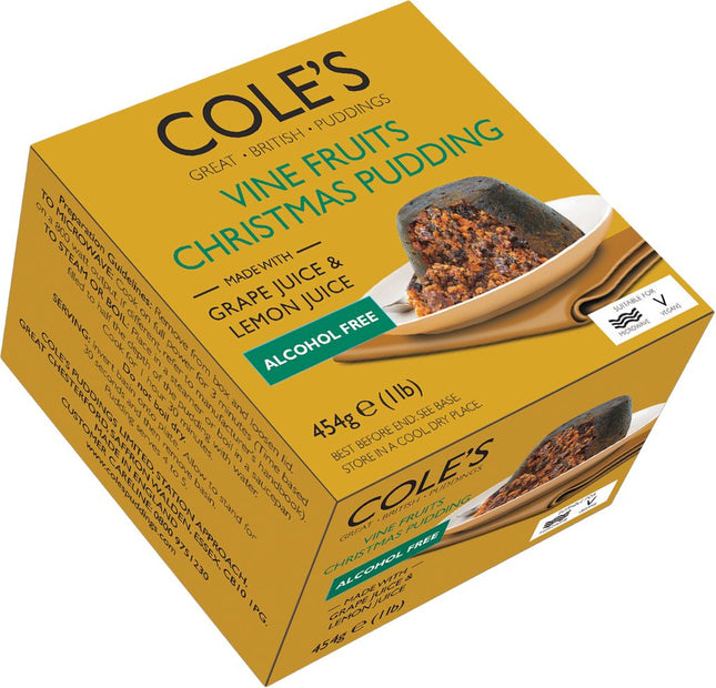 Cole's Alcohol Free Christmas Pudding 454g