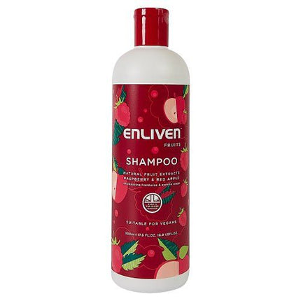 Enliven Naturals Shampoo 500ml Raspberry Red Apple
