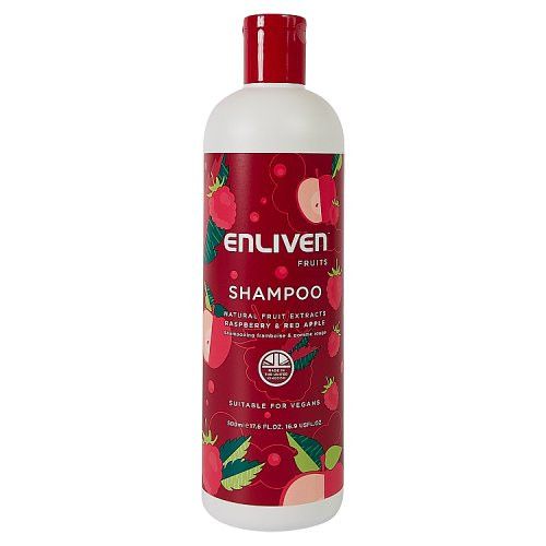 Enliven Naturals Shampoo 500ml Raspberry Red Apple