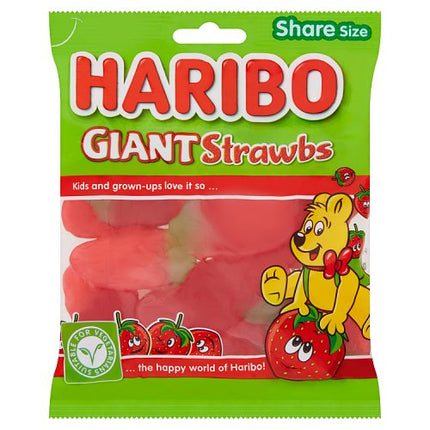 Haribo Giant Strawbs 160g