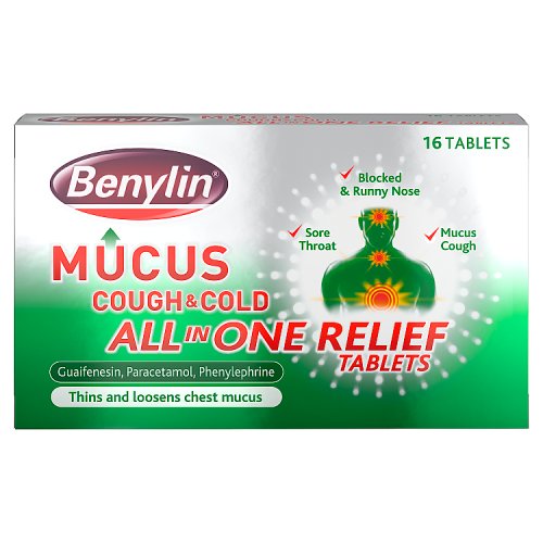 Benylin Mucus Cough Tablets 16s