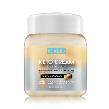 BeKeto Keto Queen Macademia + MCT Oil Keto Cream 250g