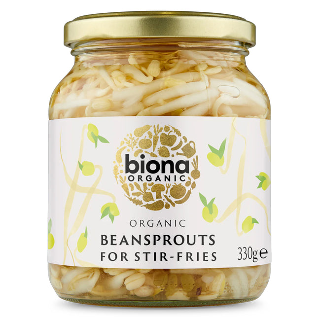 Biona Organic Bean Sprouts In Glass Jars 330g