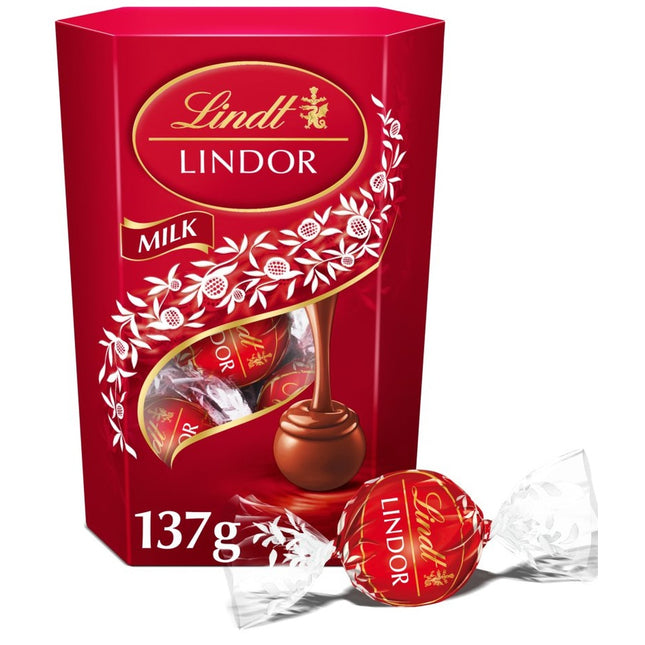Lindt Lindor Milk Cornet 137g
