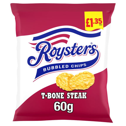 Roysters T-Bone Steak Crisps 60g, £1.35 PMP