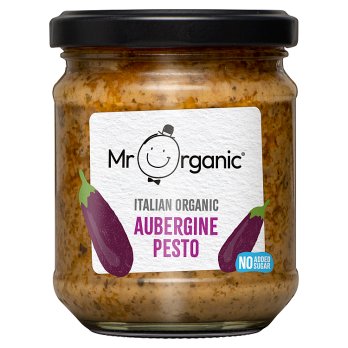 Mr Organic Aubergine Pesto 190g